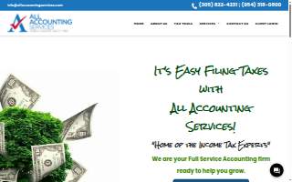 All Accounting Services website