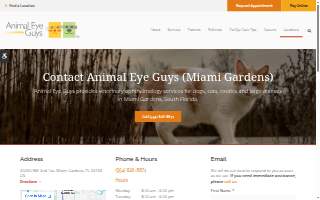 Animal Eye Guys - Miami Gardens website