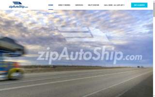 Zip Auto Ship website