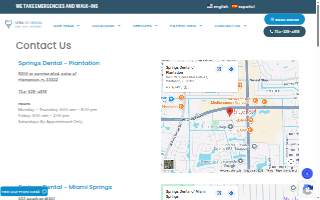 Springs Dental of Plantation website