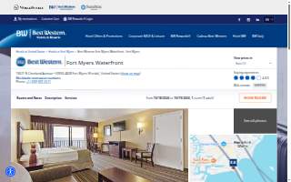 Best Western Fort Myers Waterfront website
