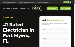 All Service Electric of Fort Myers website