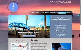 Essential Health Chiropractic and Wellness Center website