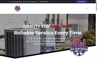 JB&L Air Conditioning website