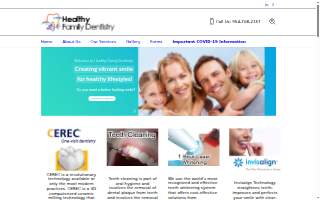 Healthy Family Dentistry website
