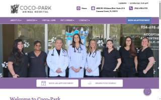 Coco-Park Animal Hospital website