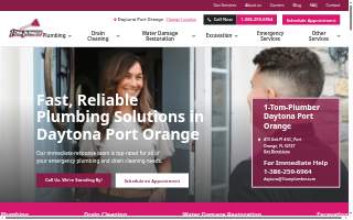 1-Tom-Plumber Daytona Port Orange website