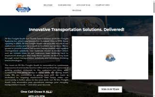 All Pro Freight South website