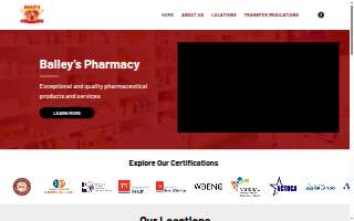 Bailey's Pharmacy Fort Lauderdale website