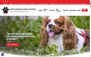 Animal Wellness Center of Bonita, Dr. Covino website