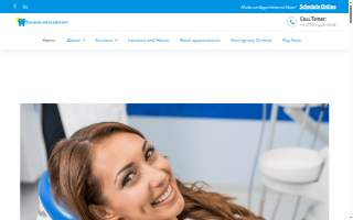 Sunshine Smiles Dentistry website