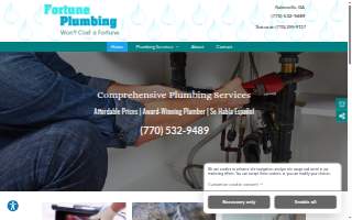 Fortune Plumbing website