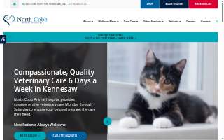 North Cobb Animal Hospital website