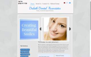 Duluth Dental Associates website