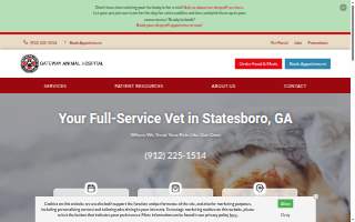 Gateway Animal Hospital website