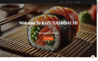 Kizuna Sushi Bar & Grill website