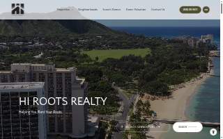 HI Roots Realty website