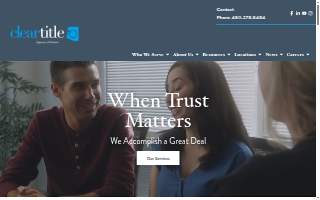 Clear Title Agency of Arizona website