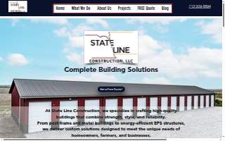 State Line Construction, LLC website