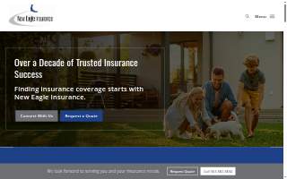 New Eagle Insurance website