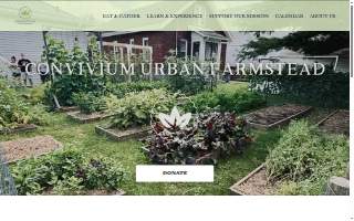 Convivium Urban Farmstead website