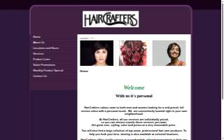 Haircrafters website
