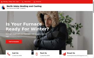 North Idaho Heating & Cooling Solutions, Inc website