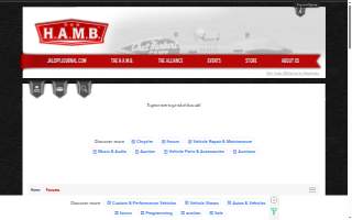 The Jalopy Shop website