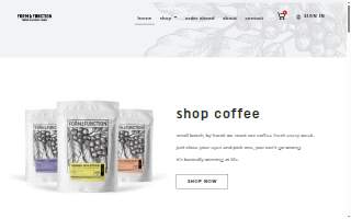 Form & Function Coffee - Eagle website