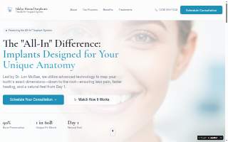 Eagle Oral Surgery & Dental Implant Center PLLC website