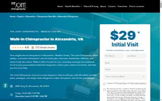 The Chiropractor at Castlebury website
