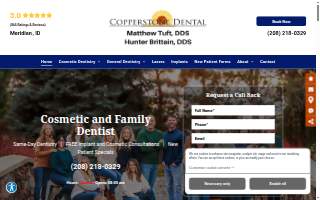 Copperstone Dental website