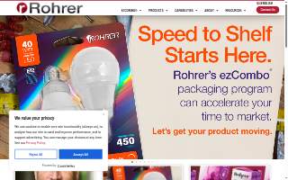 Rohrer Construction website