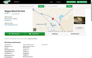 Wagon Wheel RV Park website