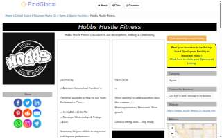 Hobbs Hustle Fitness, LLC website