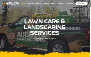 Augusta Lawn Care of Rexburg website