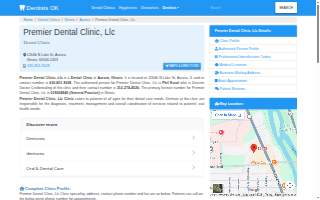 Premier Dental Clinic website