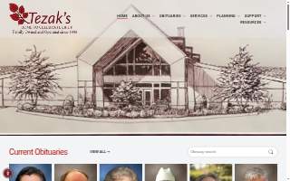 Tezak's Pro Lawn Care website