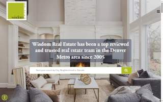 Bob & Lisa Wisdom Real Estate Agents website