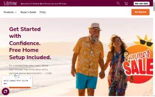 Lifeline Plumbing, Heating & Cooling website