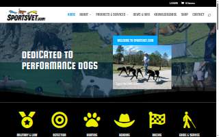 Sports Vet Animal Medical Center website