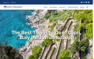 Capri Salon & Spa website