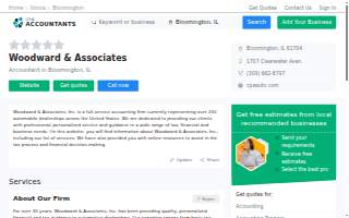Woodward & Associates Inc website