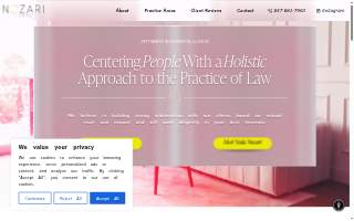 Nozari Legal website