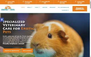 Evanston Animal Hospital website