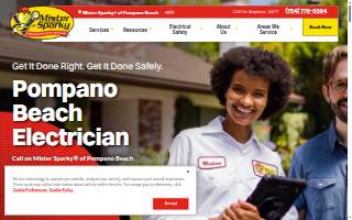 Electrician Pros Evanston website