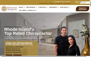 DeCrescenzo Chiropractic - East Providence website