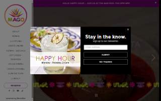 Mago Grill & Cantina website