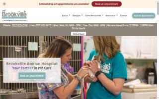 Brookville Animal Hospital of Bolingbrook website