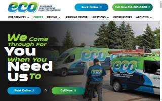 Eco Temp HVAC of Palatine website